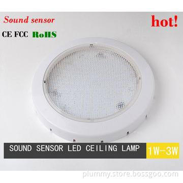 For Corridor  LED 3W Sound Sensor Ceiling Light
